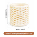 Paper Raffia Ribbon Rope, Pack of 3 Rolls - Khaki - view 4