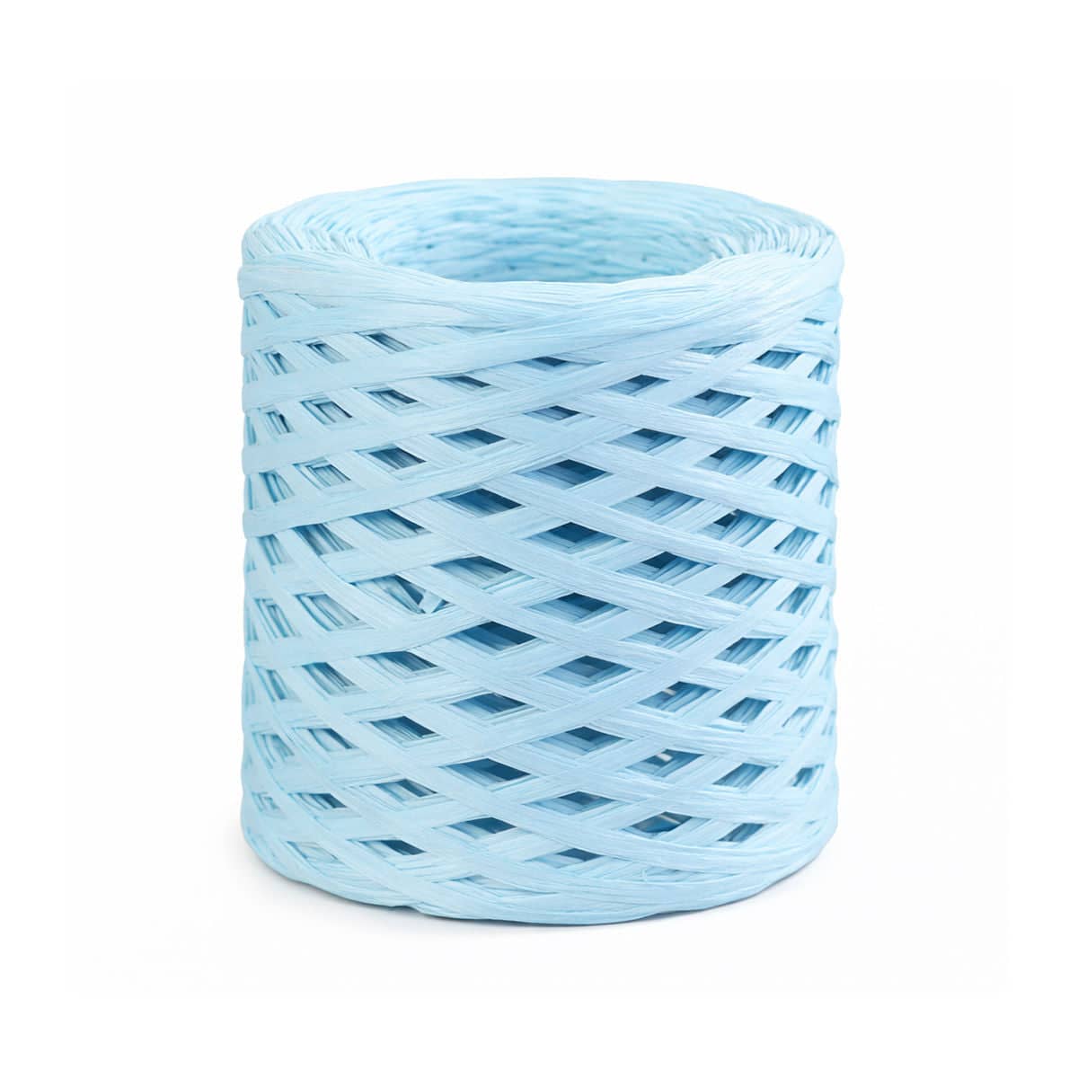 Paper Raffia Ribbon Rope, Pack of 3 Rolls - Light Blue