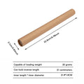 Paper Storage Tubes for Small Items, Pack of 20 - Red - view 4