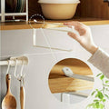 Paper Towel Holder Under Cabinet Iron Rack - White - view 5