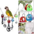 Parrot Chew Toy Set with Spoons and Strings for Beak Exercise and Fun - view 5
