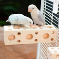 Parrot Chewing Wood Toy - Bird Stand and Drilling Stick for Pet Birds - view 4