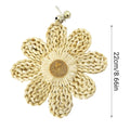 Parrot Corn Husk Chew Toy - Large Woven Flower, 22 cm - view 3