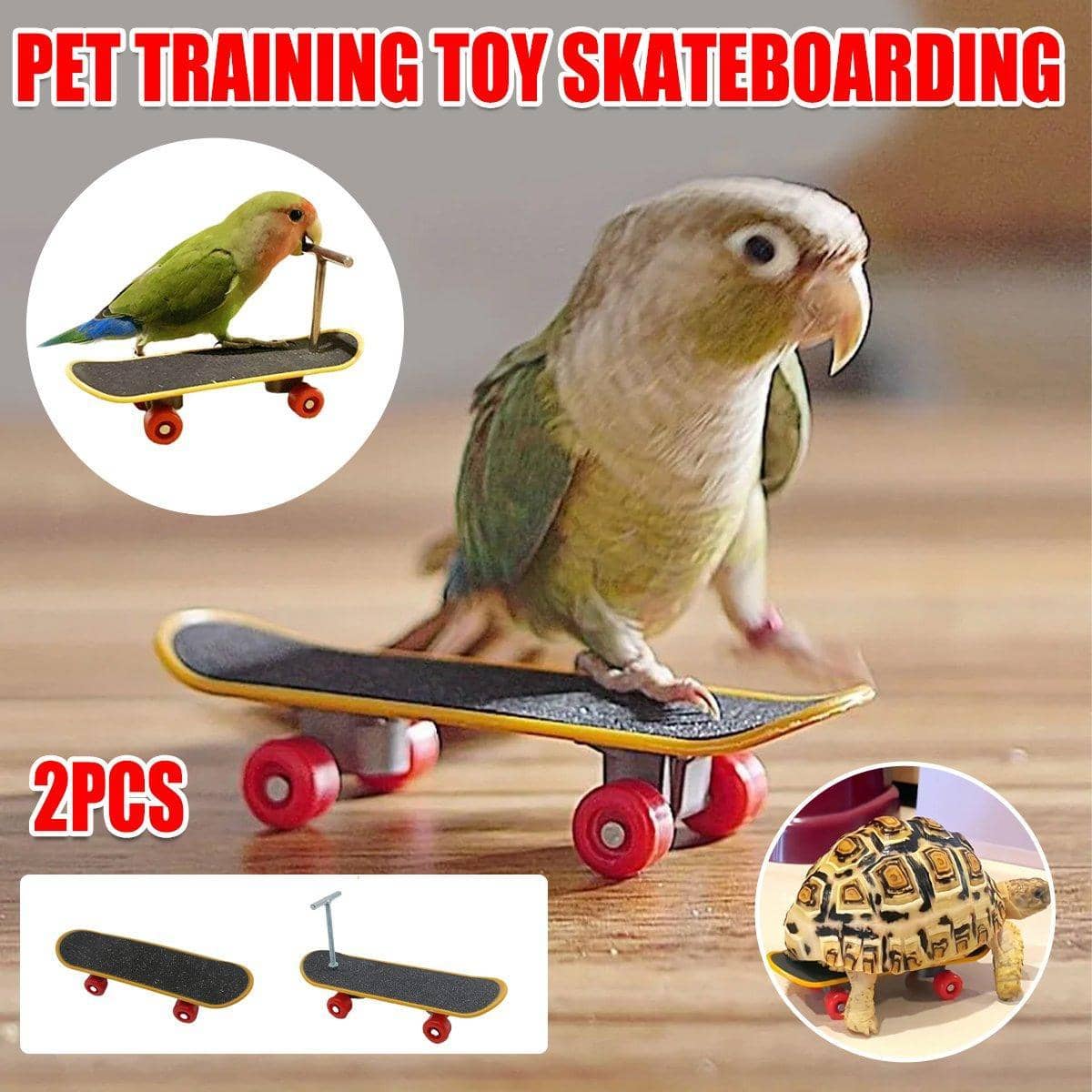 Parrot Finger Skateboards, 14 cm, Pack of 2 - Basic Model - view 2