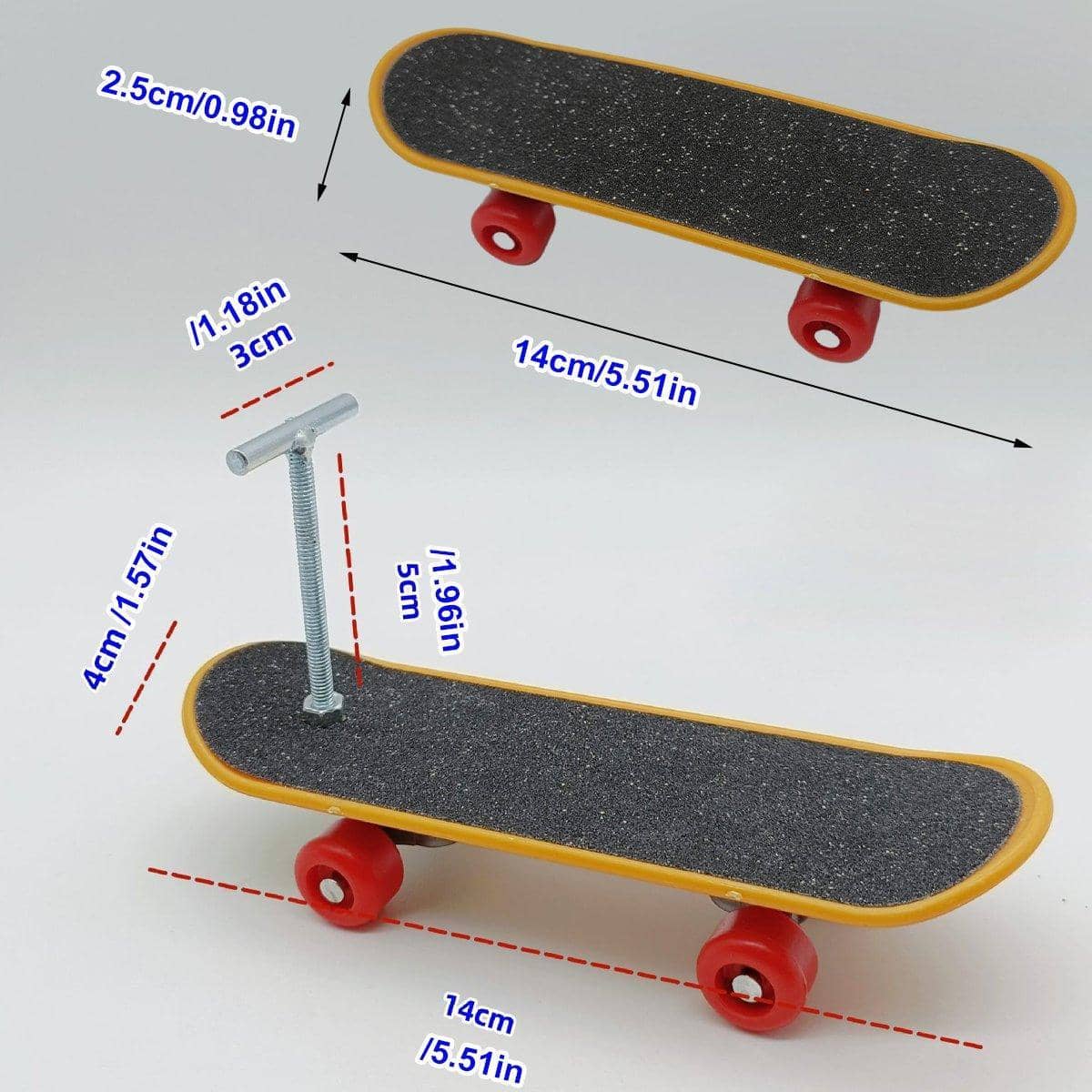 Parrot Finger Skateboards, 14 cm, Pack of 2 - Basic Model - view 4