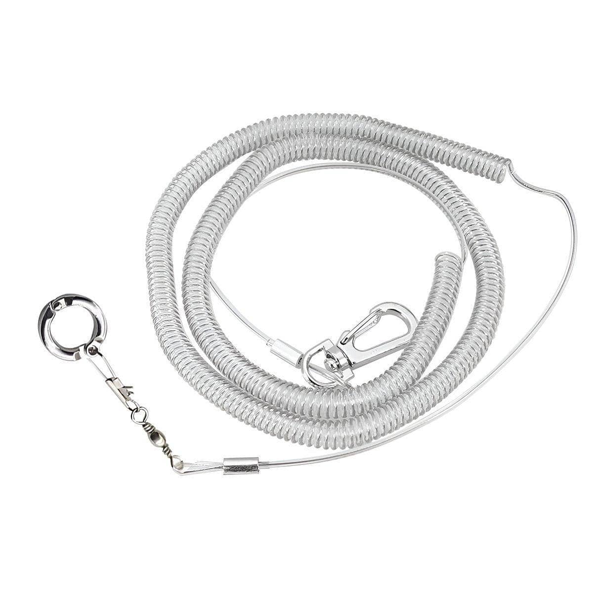 Parrot Flight Training Rope with Anti-Slip Leg Ring, 3 m - 6mm Diameter