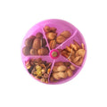Parrot Foraging Wheel Toy, Bird Chew Food Dispenser - Purple