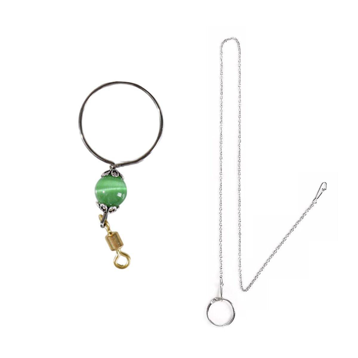 Parrot Neck Collar with 30cm Stainless Steel Chain - Small, 1.6cm Diameter