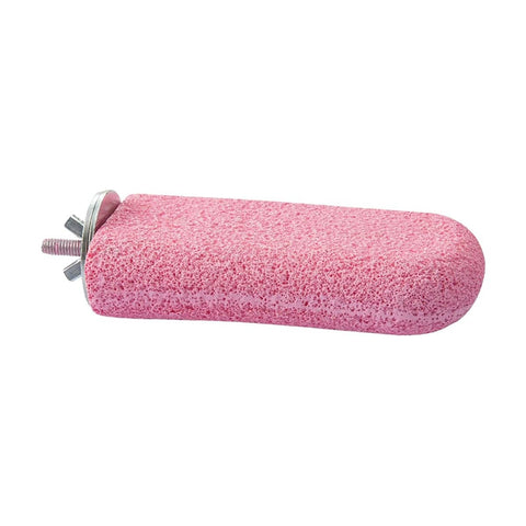 Parrot Perch with Textured Ice Cream Platform - Pink