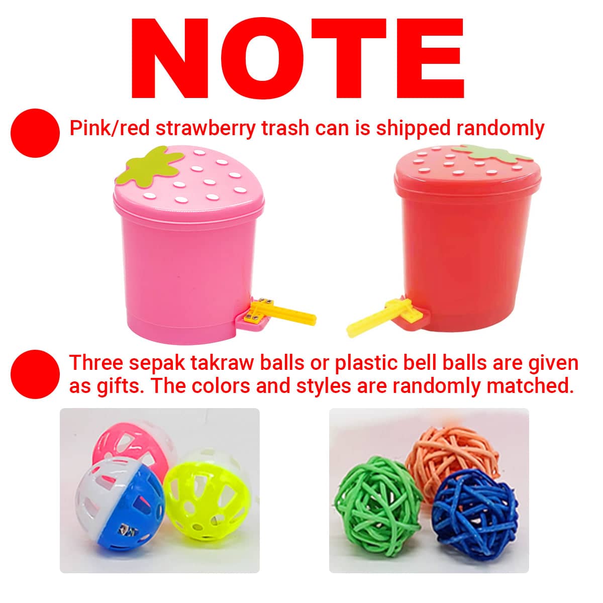 Parrot Training Bucket Toy with 3 Balls, Bird Chew and Fetch Playset - view 5