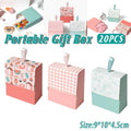 Party Favour Gift Boxes with Ribbon Pull, Pack of 20 - Red - view 2