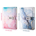Password Book Diary with Combination Lock, Lockable Notebook - Pink - view 4