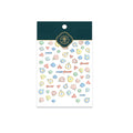 Pastel Flower Nail Stickers Sheet - Cute Flower