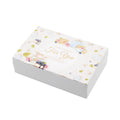 Pastry Gift Boxes, Pack of 50 - Floral Paperboard Cookie Box, 21.5 x 14 x 5 cm
