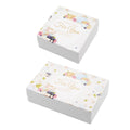 Pastry Gift Boxes, Pack of 50 - Floral Paperboard Cookie Box, 21.5 x 14 x 5 cm - view 3