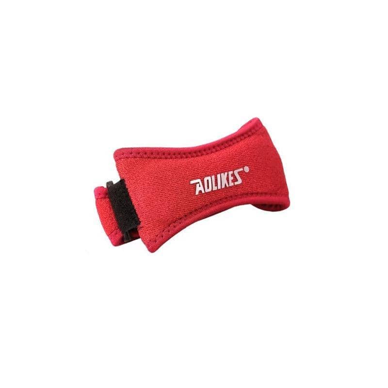 Patella Knee Strap with Gel Pad for Running and Sports - Red