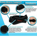 Patella Knee Strap with Gel Pad for Running and Sports - Red - view 3
