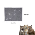 Paw Print Pet Food Mat for Dogs and Cats, Pack of 2 - 30 x 40 cm - view 3