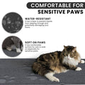 Paw Print Pet Food Mat for Dogs and Cats, Pack of 2 - 30 x 40 cm - view 4