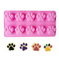 Paw Print Silicone Mould for Chocolate, Ice Cubes and Baking DIY - view 2