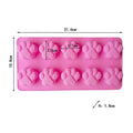 Paw Print Silicone Mould for Chocolate, Ice Cubes and Baking DIY - view 3