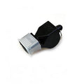Pealess Referee Whistle with Lanyard and Mouth Grip - Black