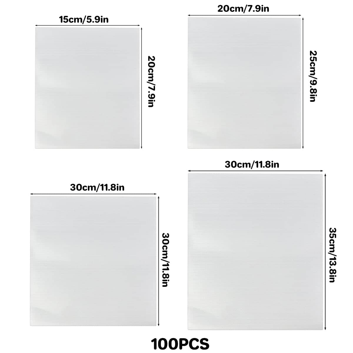 Pearl Cotton Foam Bags for Shockproof Packaging, 15 x 20 cm - Pack of 100 - view 4