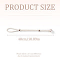 Pearl Curtain Tiebacks Strap Set 3 Pairs Decorative Buckle Holder - White - view 4