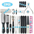 Pedicure and Manicure Tool Set with Callus Remover, 27 Piece Nail Care Kit - view 4