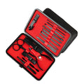 Pedicure Grooming Kit, 15 Piece - Black and Red - view 2