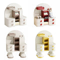 Pegboard Desk Organiser with Drawers - Deluxe Style, Coffee - view 3