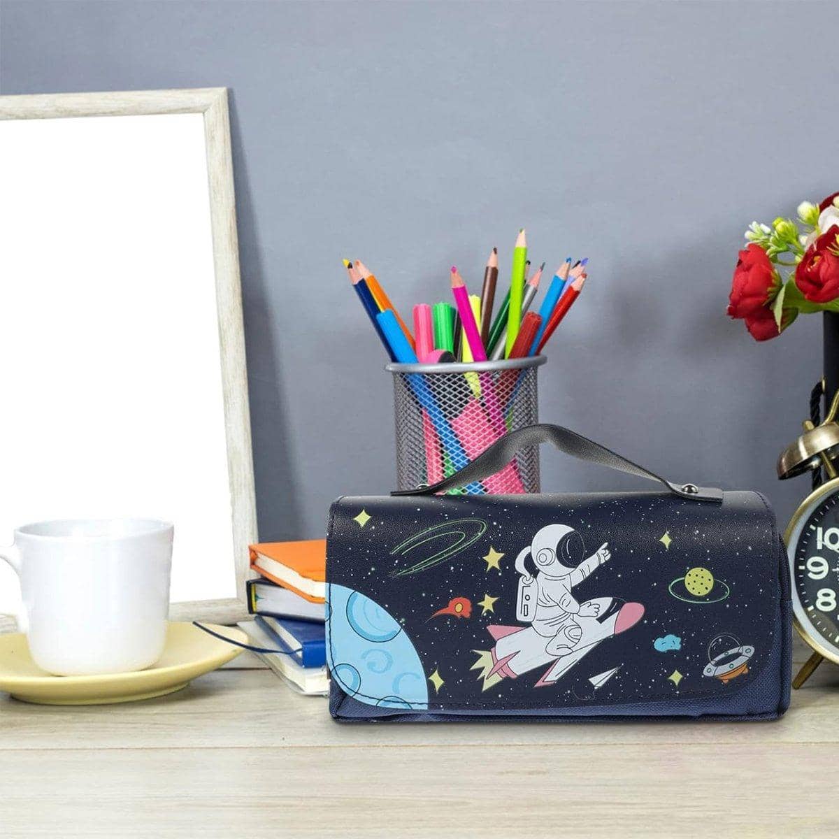 Pencil Case Stationery Bag - Style 02, PU Oxford Cloth - view 5