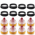 Perforated Round Tart Ring Cake Mould, Set of 8 Non Stick Plastic Baking Rings - view 5