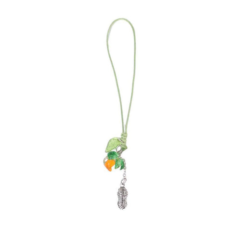 Persimmon Keyring Bag Charm - Style A