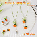 Persimmon Keyring Bag Charm - Style B - view 2