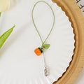 Persimmon Keyring Bag Charm - Style B - view 4