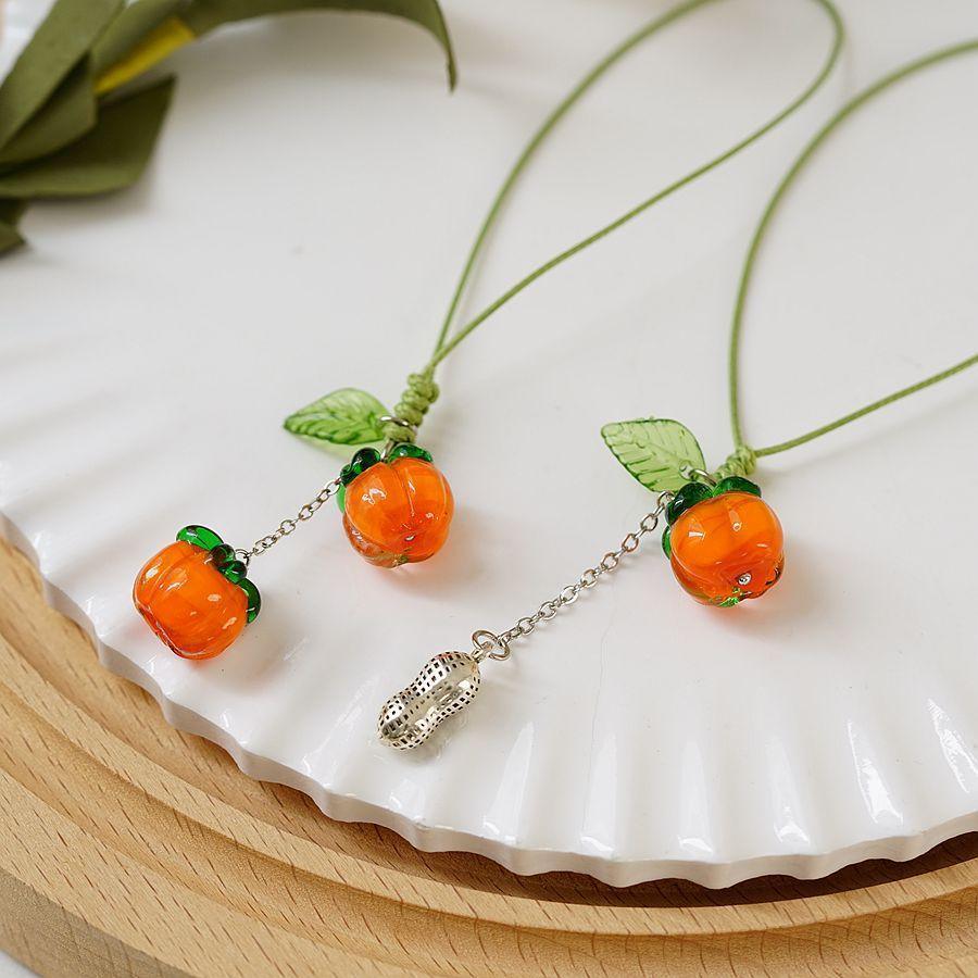 Persimmon Keyring Bag Charm - Style B - view 5
