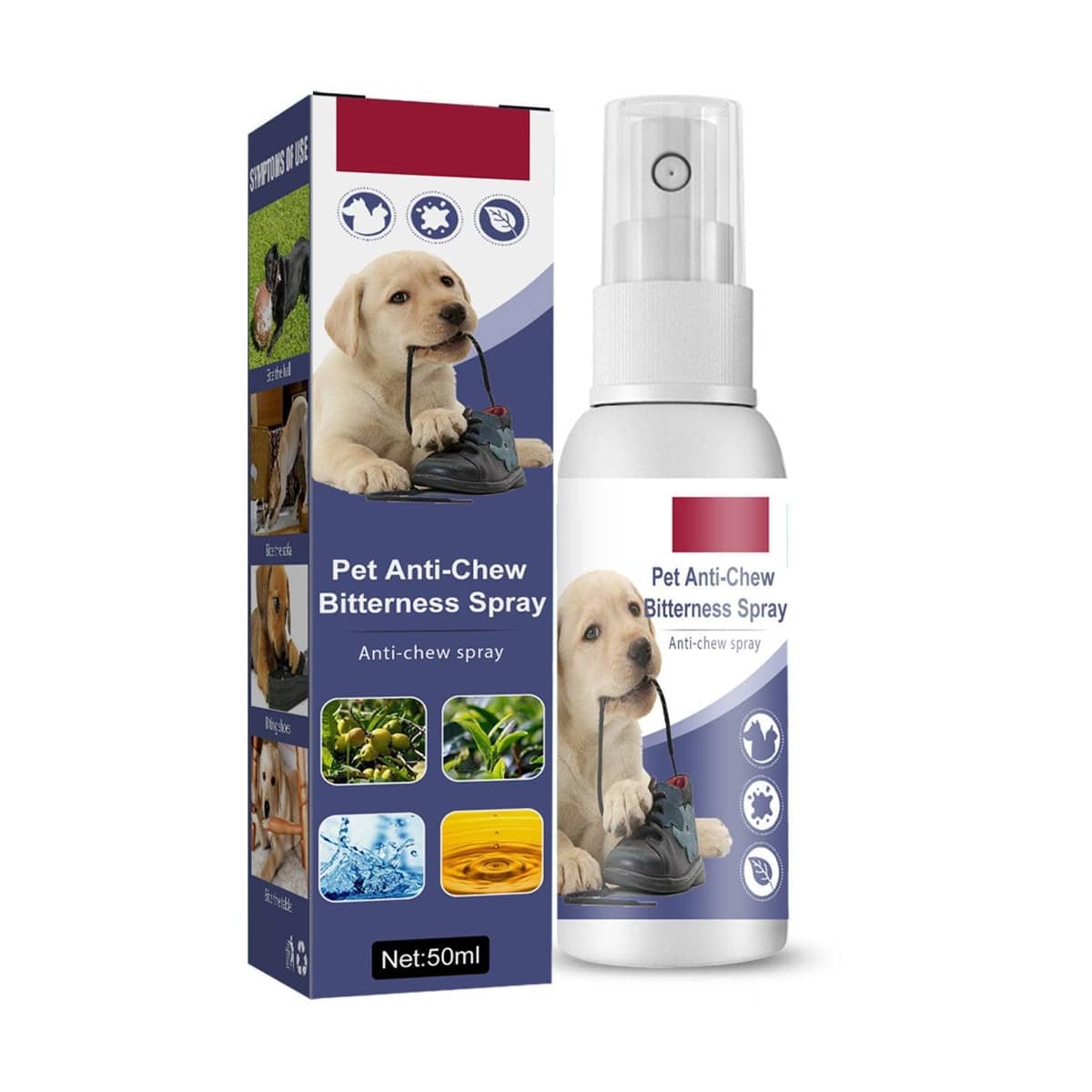 Pet Anti-Chew Spray - 50ml, Bitter Deterrent - view 2
