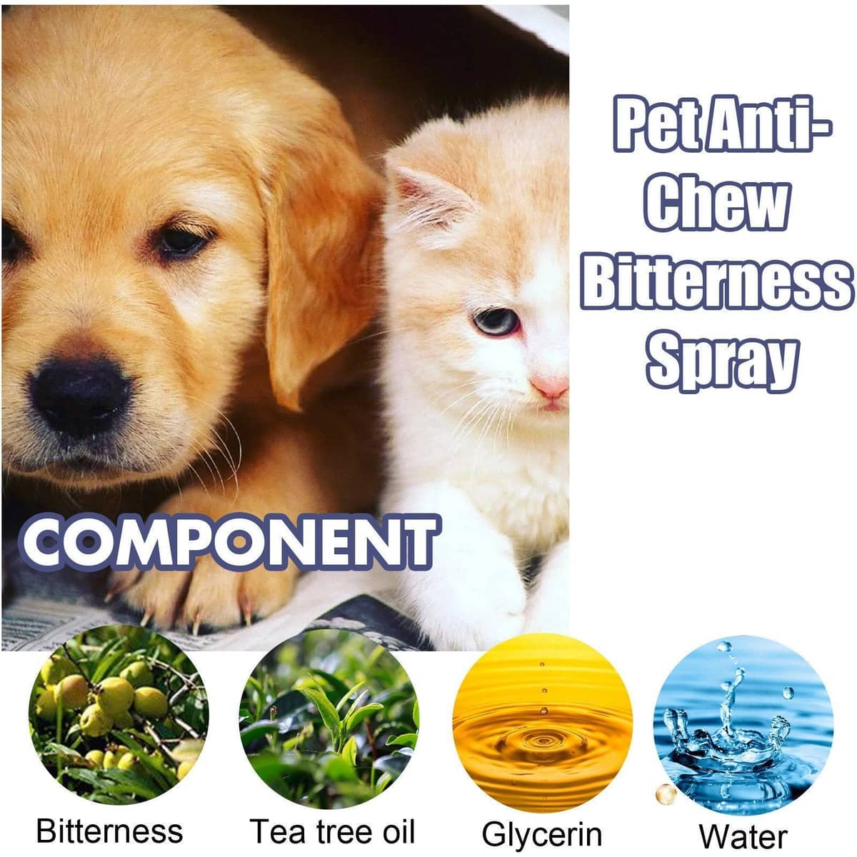 Pet Anti-Chew Spray - 50ml, Bitter Deterrent - view 4