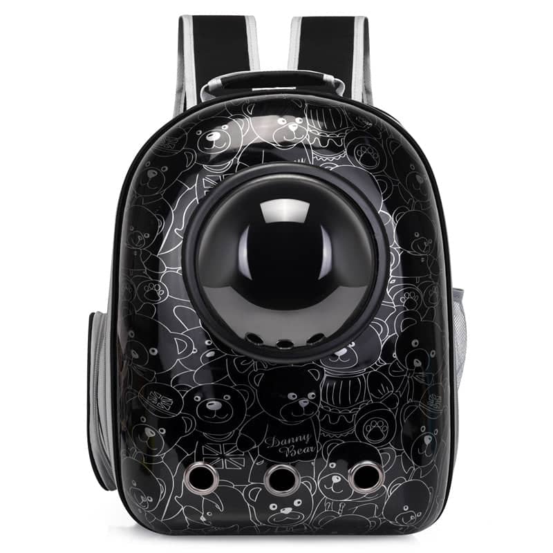 Pet Backpack Carrier with Viewing Window - Bear Design