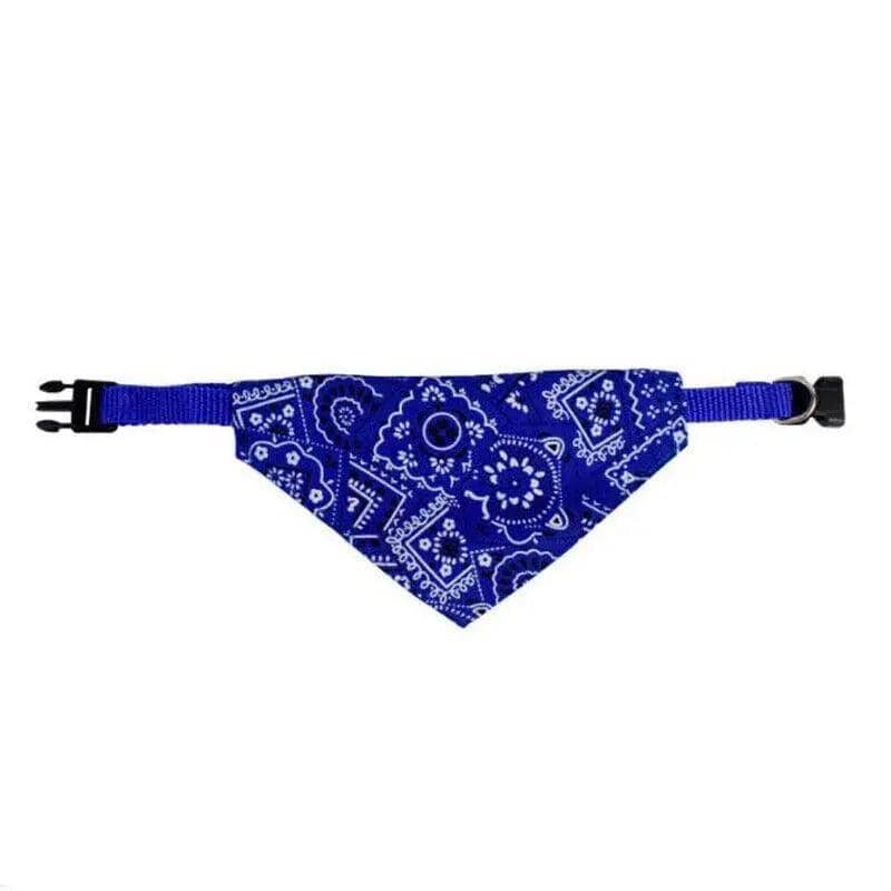 Pet Bandana Collar - Large (Neck 30-40 cm), Blue