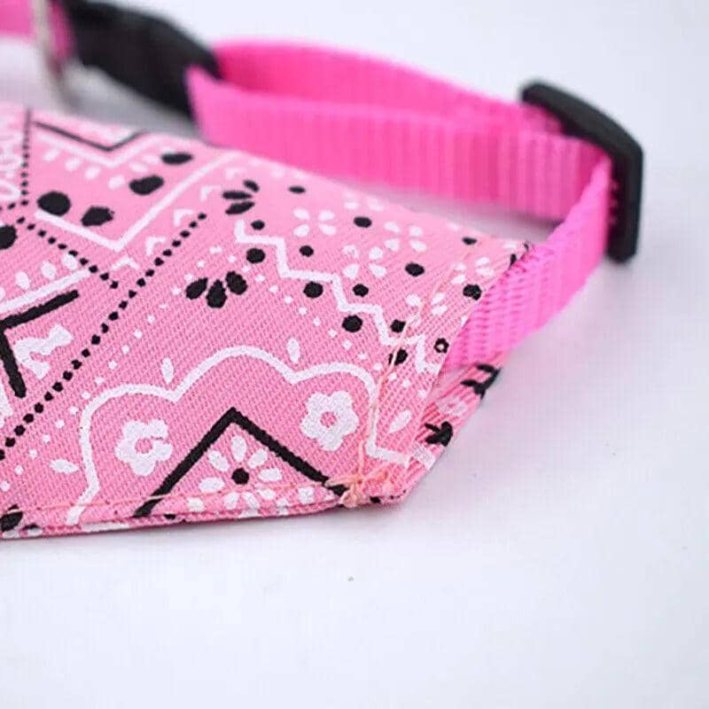 Pet Bandana Collar - Large (Neck 30-40 cm), Red - view 4