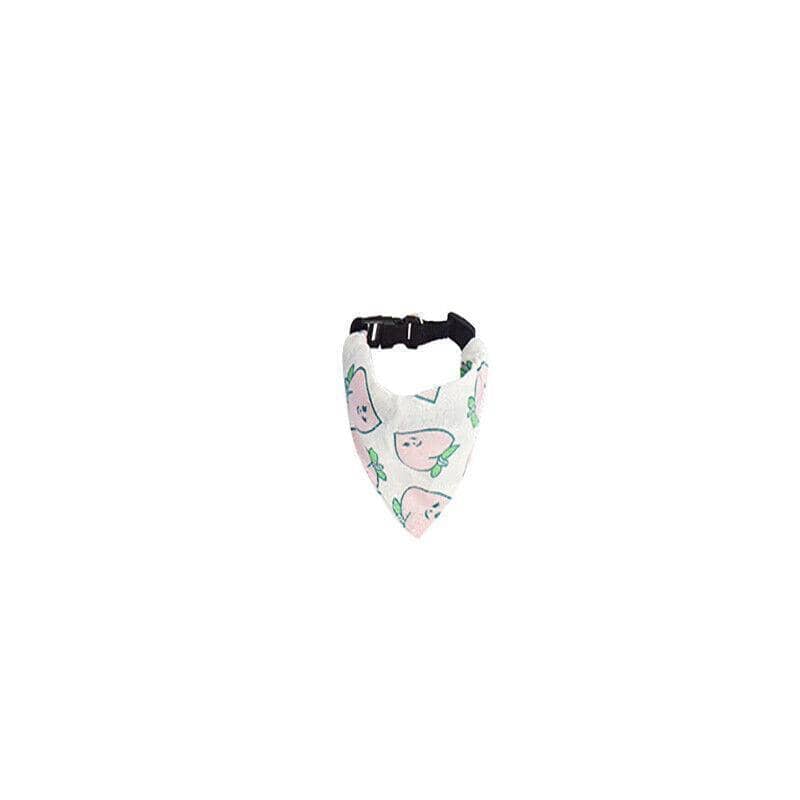 Pet Bandana Collar - Peach, Medium (Neck 18-33 cm)