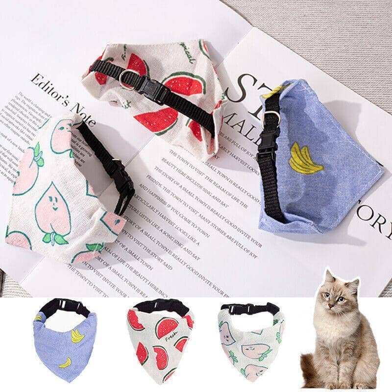 Pet Bandana Collar - Peach, Medium (Neck 18-33 cm) - view 4