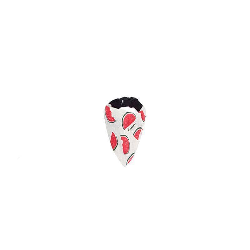 Pet Bandana Collar - Watermelon, Medium (Neck 18-33 cm)