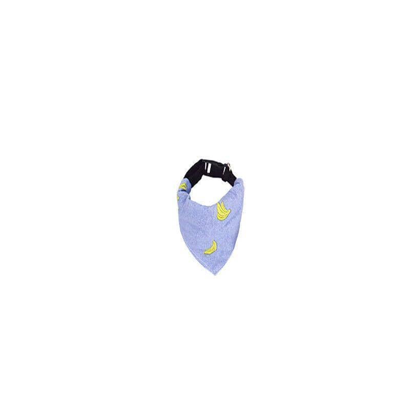 Pet Bandana-Style Collar, Large (Neck 18 to 33 cm) - Banana Print