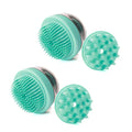 Pet Bath Massage Brush for Cats and Dogs, Pack of 2 - Teal