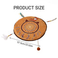 Pet Bed Mat in Bohemian Style, Washable Polar Fleece, 57.5 cm Diameter - view 3