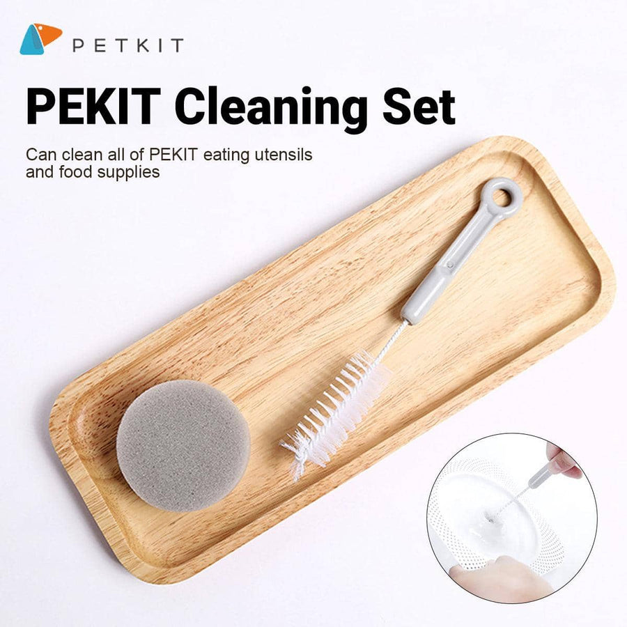 Pet Bowl Cleaning Brush and Sponge Set for Feeders and Water Dispensers