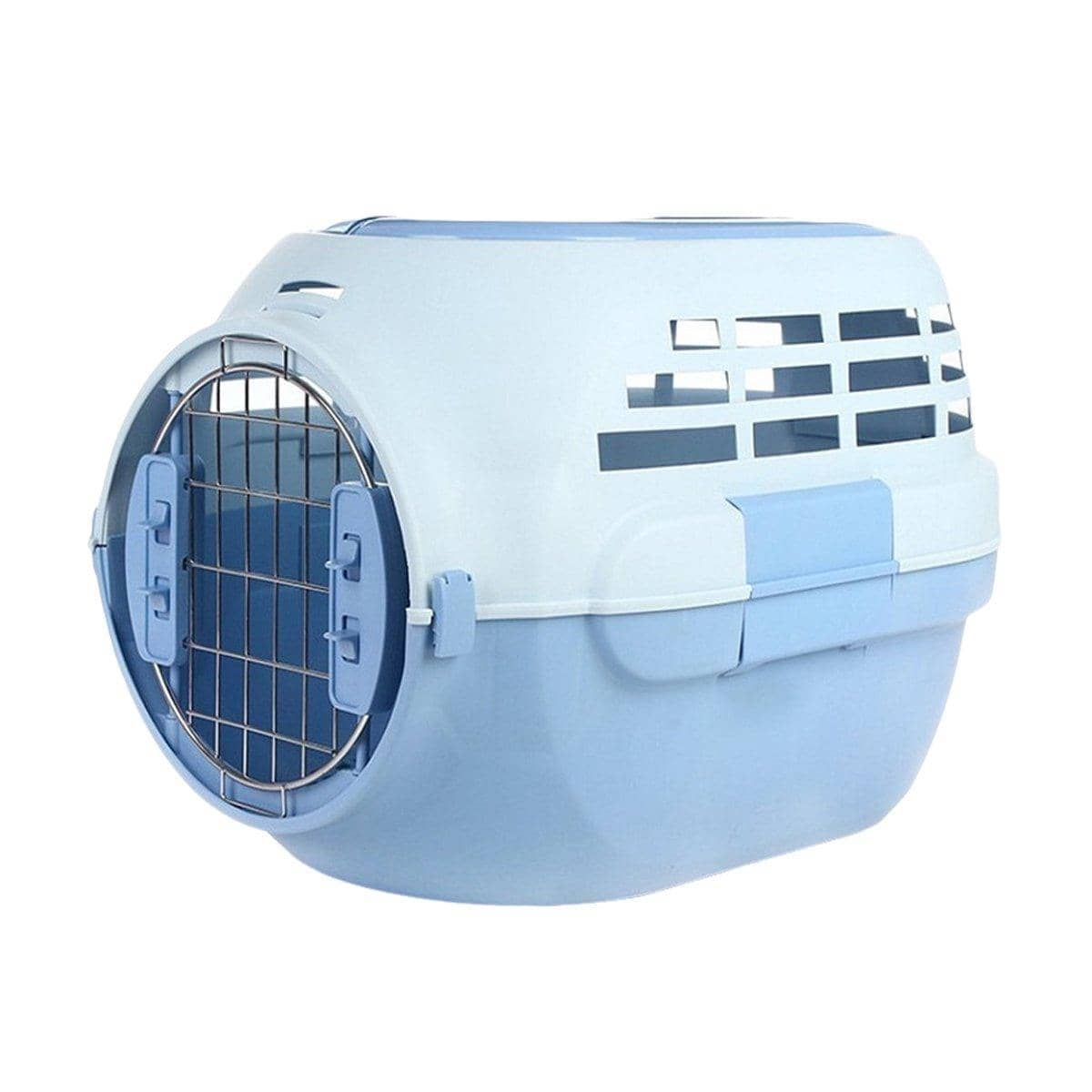 Pet Carrier for Dogs and Cats with Removable Sunroof - Blue